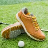 Sapatos Sapatos de golfe de golfe de sapatos tênis esportivos de golfe sem espigão para homens grandes tênis de golfe tênis clássicos treinadores de homens clássicos