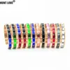 Bracelet manchette en acier inoxydable 12 couleurs or rose ST03 240319