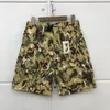 Pantaloncini da uomo Novità 2024 Uomini di lusso Kapital Camouflage Leopard Tiger Comodo classico Skateboard Street Cotton Casual # D286