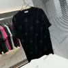 24SSメンデザイナーティーTシャツメンズレタープリント半袖Tシャツ綿女性ブラックホワイトラウンドネックダイヤモンドホットTシャツXXL 2XL