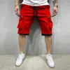 Running Shorts 2024 Summer Loose Men Jogging Short Pants Sports Fitness Streetwear Multi-pocket Cargo Sweatpants