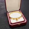 سوار مصمم للمجوهرات سوار الذهب الكلاسيكي للنساء الزفاف للرجال للأزواج العلامة التجارية الفاخرة عيد الحب هدية مع صندوق