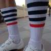 Socken Anti -Slip -Silikon Aero Socken WhiteLine Radsportsocken Männer Fahrrad Sport Laufradsocken