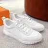 Casual shoes designer womens shoes lace-up sneaker fashion lady Flat Running Trainers Letters woman shoe platform men gym sneakers