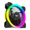 Darkflash DR11 RGB PC Case Fans Kits 6 PIN Double Ring Argb التبريد لجهاز الكمبيوتر المكتبي 240314