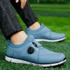 Обувь Zhenzu Professional Golf Shoes Men Men Big Size 4045 Комфортные спортивные кроссовки на открытые ботинки для ходьбы против скольжения