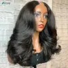 Synthetic Wigs Allove U V Part Wig Human Hair 30 Inch Glueless Body Wave U Shape Wig Full Machine Made Wig Brazilian Human Hair Wigs For Women 240329