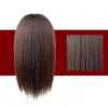 Synthetic Wigs Synthetic Wigs 25cm Wig Piece Straight Hair Toppers Hairpiece Anti-Slip Clip In Women Bangs Fringe Natural Hair Wig 240329