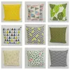 Pillow 30x50cm/40x40cm Geometric Cover Yellow Gray Linen Geometry Home Decorative Pillowcase Sofa Car Throw Pillows Covers