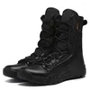 Fitnessschoenen Topfight Koffie Kleur Hoge buis Militaire laarzen Heren Outdoor Ulitra Licht Duurzaam Combat Army Tactische training