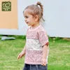 T-shirts LABI BABY Sommer Mädchen 2-5 Jahre Alt Gedruckt T-shirt Hohe Qualität Casual Lose kinder kleidungC24319