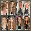 Extensions de cheveux naturels humains, postiche longue bande, vrais cheveux blonds Remy, magnifique trame de peau sans couture, postiche adhésive