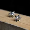 Stud ENDN Punk-Stil 925 Sterling Silber Spinne Ohrstecker für Männer und Frauen Gothic Street Pop Hip Hop Ohr Halloween SchmuckC24319