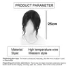 Perucas sintéticas franja falsa franja de ar franja natural testa franja clipe no cabelo perucas de cabelo sintético para mulheres ferramentas de estilo de cabelo 240329