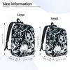 Backpack Student Bag Abstract Grunge Urban Monster Character Parent-child Lightweight Couple Laptop