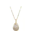 Tulip Titanium Steel Necklace for Women, High-end Feeling and Non Fading Collarbone Chain