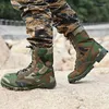 Fitness Shoes Camouflage Tactical Boots Men Breathable Desert Combat Male Military Ankle Outdoor Hiking