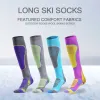 Socks CoolFit 1 Pair Winter Men Women Thermal Ski Socks Sports Socks Snowboarding Cycling Adult Skiing Thicker Leg Warm