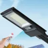 300W 600W Solar Street Light Radar Sensor integrado luzes solares Luz de parede de jardim ao ar livre com controle remoto e poste LL