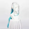 Synthetische pruiken Cosplaypruiken ccutoo Yamato Cosplaypruik Anime Eén stuk 80 cm Lang Gekruld Hittebestendig Synthetisch haar Halloweenfeestpruiken 240328 240327