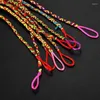 Strand 90Pcs Bracelets Brazilian Wire Braid Handmade Ethnic Multicolored 4