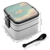 Dinnerware Dreamy Appa Poster V.2 Bento Box Leak-Proof Square Lunch With Compartment The Last Airbender Atla Personalized Double
