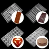 Baking Moulds 3D Chocolate Mold for Chocolate Bonbons Candy Heart Polycarbonate Mould Magnet Baking Pastry Acrylic Confectionery Tools L240319