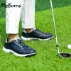 Shoes New Professional Waterproof Golf Shoes Men Spikes Golf Sneakers Outdoor Big Size 3948 Anti Slip Walking Sneakers Mens Shoes