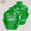 Męskie bluzy bluzy Nowy kombinezon wyścigowy F1 Haas Drużyna swobodna pullover 3D Digital Print Masowa kurtka z kapturem wiosna i jesienne bluza R24