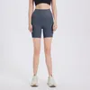 LL Shorts de Yoga Collants d'entraînement Respirants à séchage Rapide en Nylon Tenues Shorts de Sport Taille Haute Push Up Running Casual Biker Cyclisme Shorts de Gym Sportswear Femmes