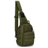 Bolsas Tácticas Bolsa de hombro militar 800D Oxford Oxford Pequeña bolso de cofre al aire libre Mochila de honda para cazar caminatas para acampar