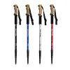 Sticks Adjustable Ultralight Trekking Poles Aluminium Alloy Walking Stick Trail Running Hiking Alpenstock Folding For Tourism