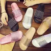 Sandalet Terlik Kadınlar Yaz Sandalet 2023 Moda Bling Kadın Şeker Renk Flip Flops Plaj Plaj Düz Ayakkabı Açık Sandalet