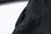 Xinxinbuy hommes designer manteau veste échiquier grille lettre tissu jacquard 1854 manches longues femmes noir bleu foncé marron S-2XL