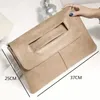 Women Clutches PU Leather Crossbody Bags for Female Shoulder Messenger Bag Laptop Bag for Macbook Pouch Bag Big Ladies Handbag 240315