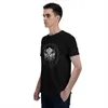 Herren T-Shirts Cthulhu Print Shirt Streetwear Plus Size Baumwolle Kurzarm Custom Men