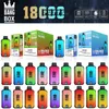 Orijinal Bang Box 18000 Puflar Tek Kullanımlık E Sigara 26ml Ön Doldurulmuş Pods 850mAh şarj edilebilir pil 18k Puffs Buharlaştırıcı Meyve Suyu Örgü Bobin Aygıtları