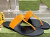 Mode und schöne Flachboden -Fischgräten -Hausschuhe Flip Flops Cowhide Reverse Velvet heiße Bohrer echter Ledersandalen