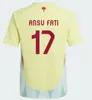 Spain 24 25 Soccer Jersey MORATA FERRAN ASENSIO 2024 Spanish National Team Football Shirt 2025 Fans player Men Kids Kit Set Home Away Camisetas Espana RODRI OLMO