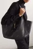 Designer texturerat läder tote kvinnor stor shoppingväska klassisk guld bokstav hårdvara handväska hobo luxurys handväskor svart axelväska