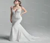 Chic Lace Tail Mermaid Wedding Dresses Sexy Spaghetti Strap Boho Beach Bride Gowns Charming Country Style Bridal Wear Skirt robe d9580074