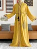 Abaya Dubai Kaftan Muslim Cardigan Abayas 여성을위한 오픈 캐주얼 Kimono Robe Femme Caftan 터키 이슬람 옷 240313
