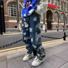 Men's Jeans Loose and Comfortable Wide Pants Patchwork Y2k Harajuku Colorful Multipockets Men Clothing Baggy Jeans