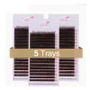 Eyelashes Individual False Eyelash Extension Lashes Mink Eyelashes Fake Cilios Posticos Natural Faux Cils Eye Lash Wimpers Set 5pcs/lot