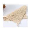 Nature Sisal Reinigungstuch für Bad Körper Peeling Leinen Sisal Waschlappen 25*25cm Duschwaschlappen Sisal Leinenstoff