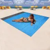 Mat 2x2.1cm grand tapis de plage imperméable couverture antisable pliant tapis de Camping poche matelas Portable léger tapis de pique-nique en plein air
