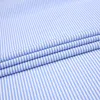 メンズクラシックフレンチカフスストライプドレスシャツシングルパッチポケット標準フィット長袖ウェディングシャツカフリンク含まれる240318