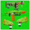 Skywin Peg Board Storage - Supporto da appendere compatibile con tutti i Blasters Nerf Gun Rack Organizer per l'organizzazione della parete (verde)