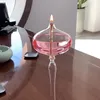 Candle Holders Transparent High Foot Glass Candlestick Oil Lamp Candlelight Holder Wedding Dinner Table Handcraft Ornaments