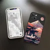 Snow Mountain -telefonfodral för iPhone 15 14 13 Pro 12 11 Pro XS X XR Max 8 7 SE Strong Silicone Cases Soft Back Cover